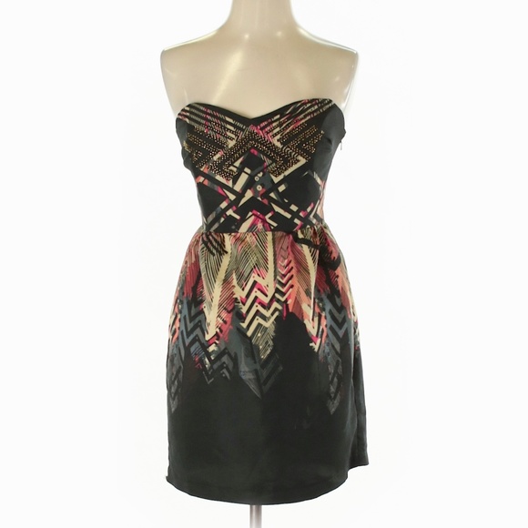 Urban Outfitters Dresses & Skirts - Urban Outfitters Ecote Beaded Strapless Mini Dress